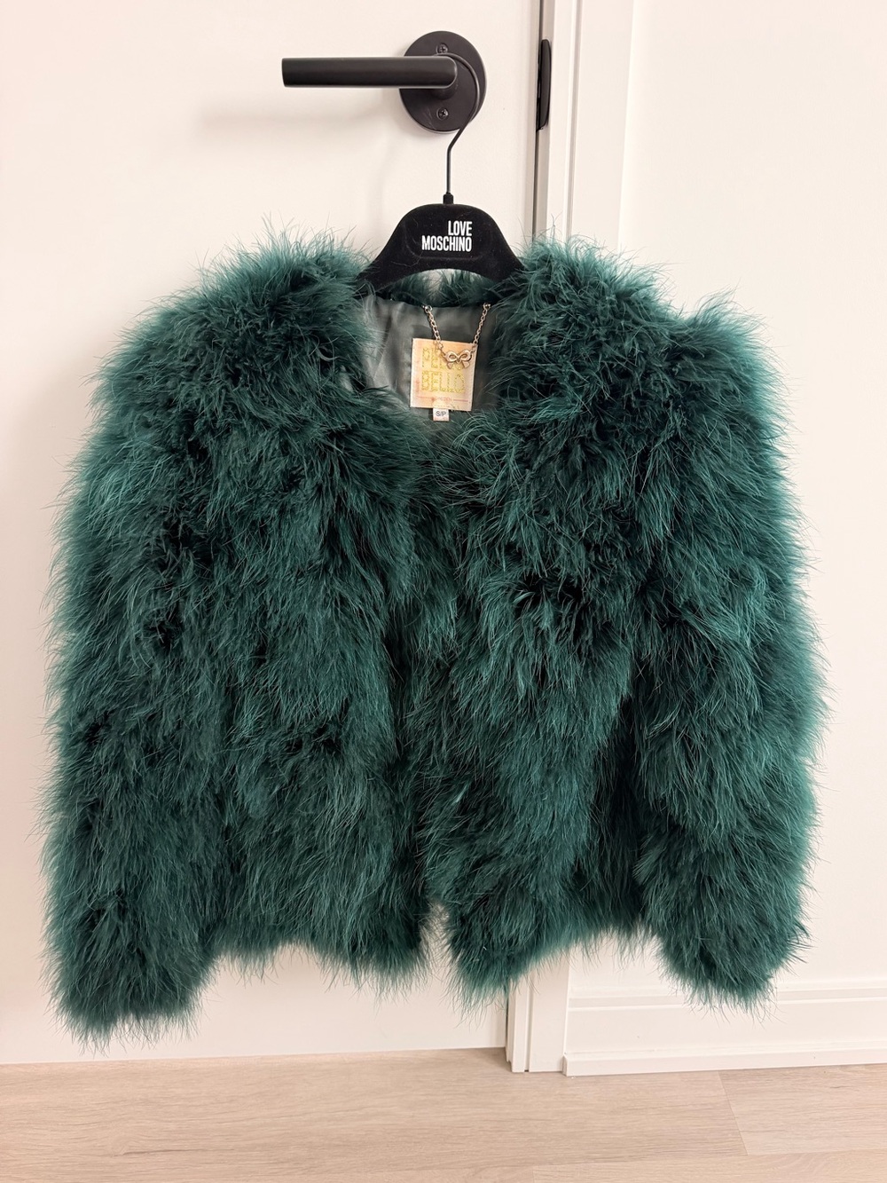 Pelli Bello Sweden Deep Green Feather Jacket